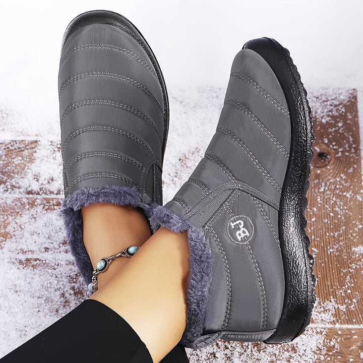 Victoria | Warm Winter Slip-On Boots